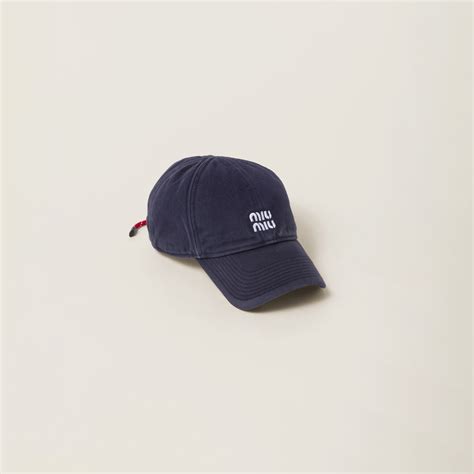 Blue/red Denim Baseball Cap 